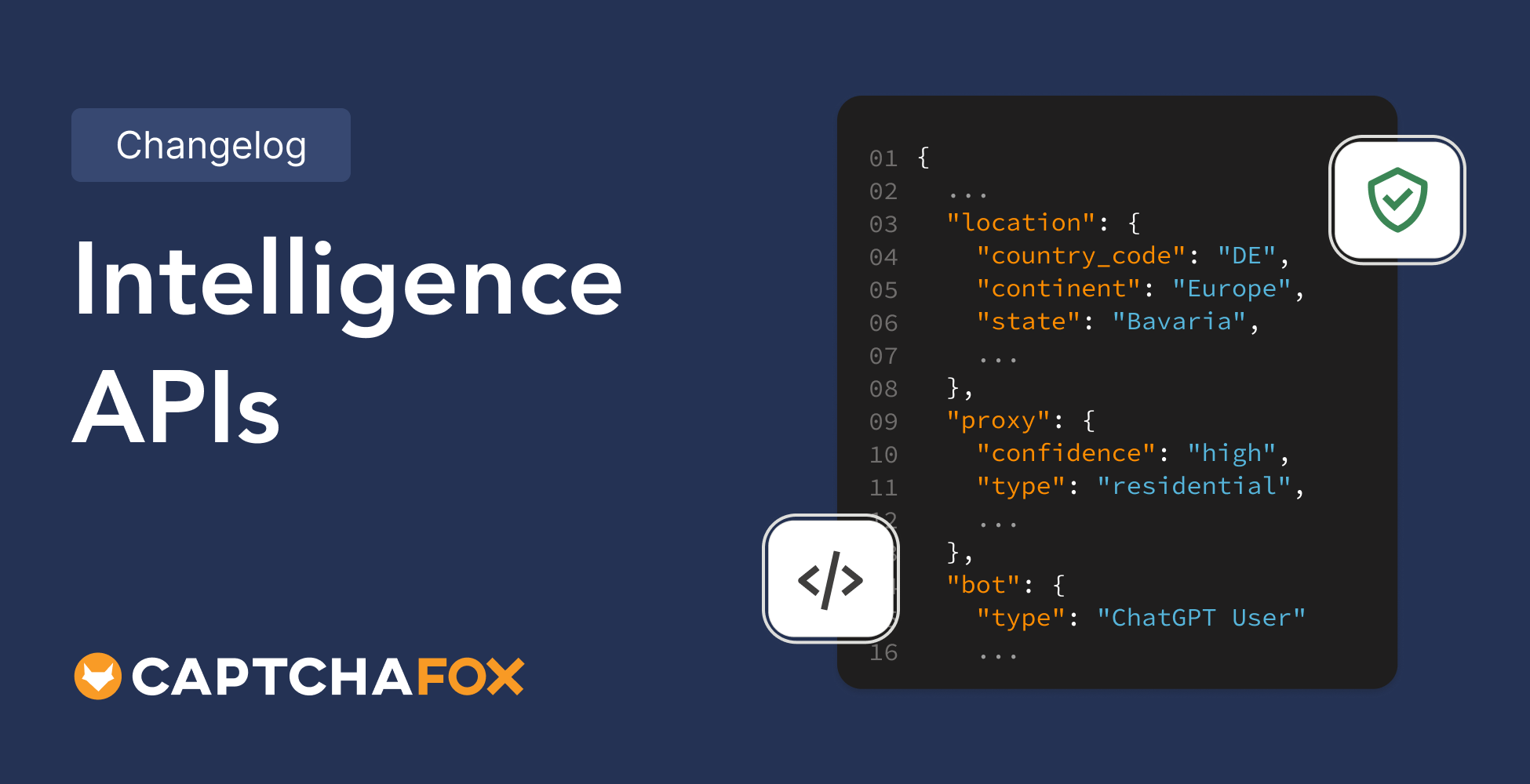 New Intelligence APIs now available