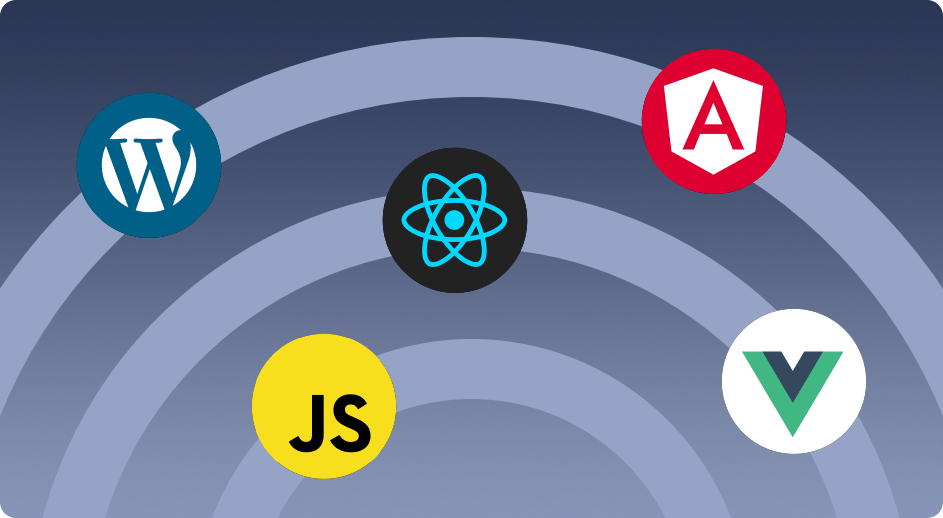 WordPress, Angular, React, Vue.js, JavaScript and Keycloak integrations