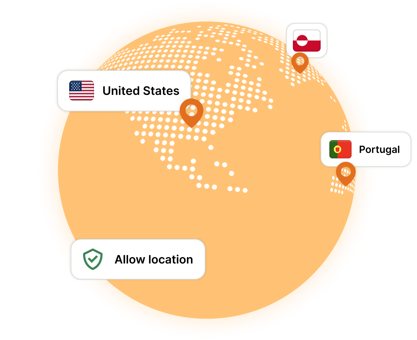 Geolocation policy map